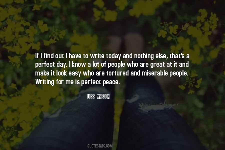 Peace Writing Quotes #440133