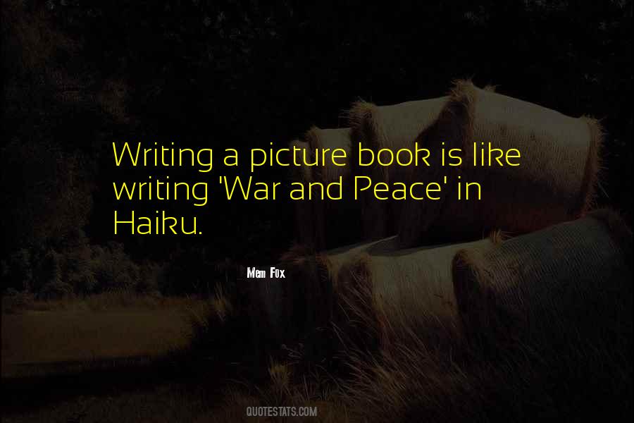 Peace Writing Quotes #807610