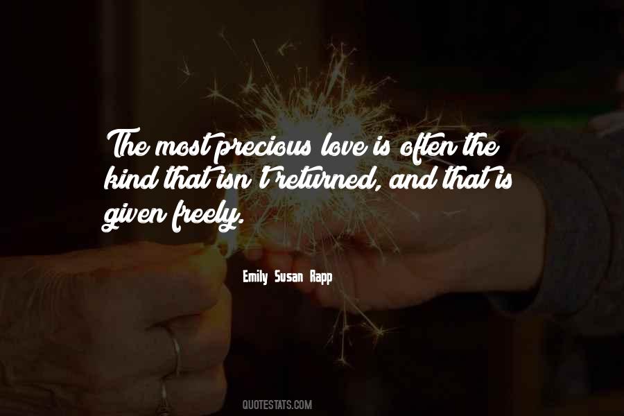 Love Given Freely Quotes #1115737