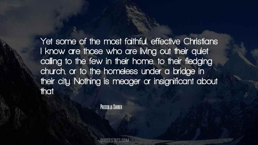 Faithful Christians Quotes #1716841