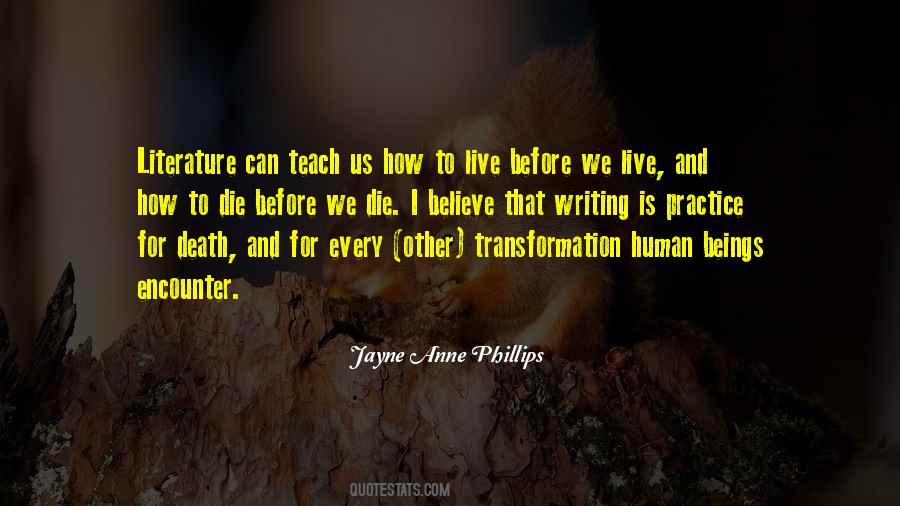 Human Transformation Quotes #1772516