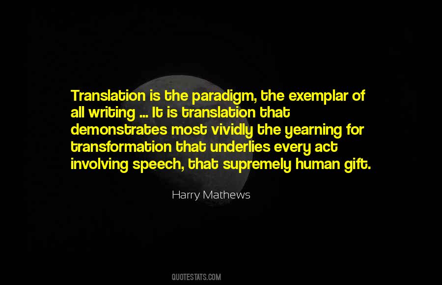 Human Transformation Quotes #1815014