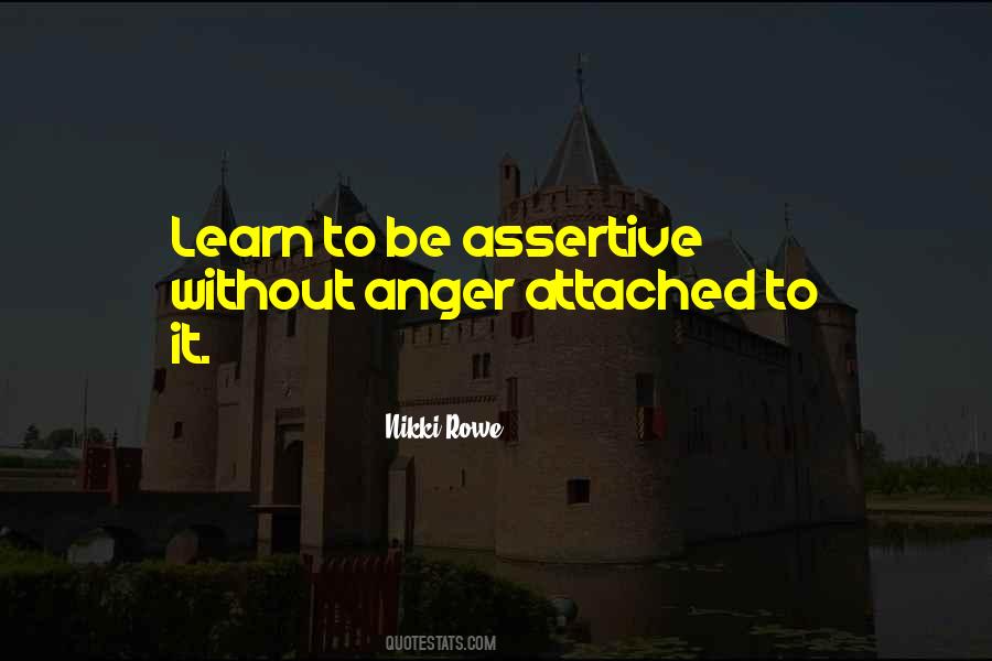 Be Assertive Quotes #141967