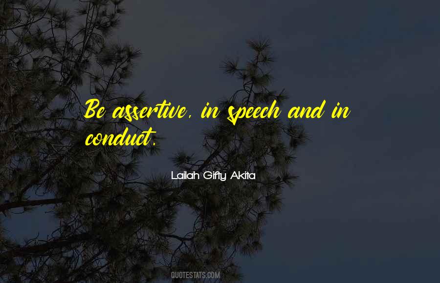 Be Assertive Quotes #917779