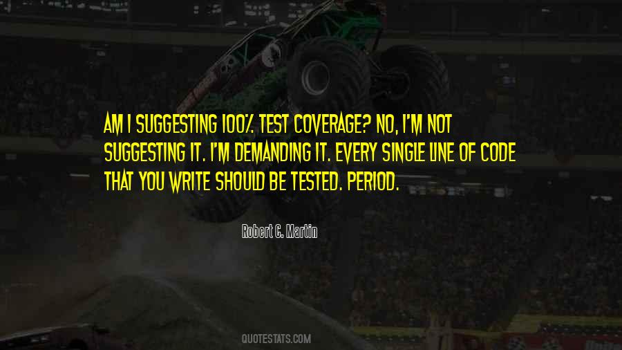 Code Coverage Quotes #613064