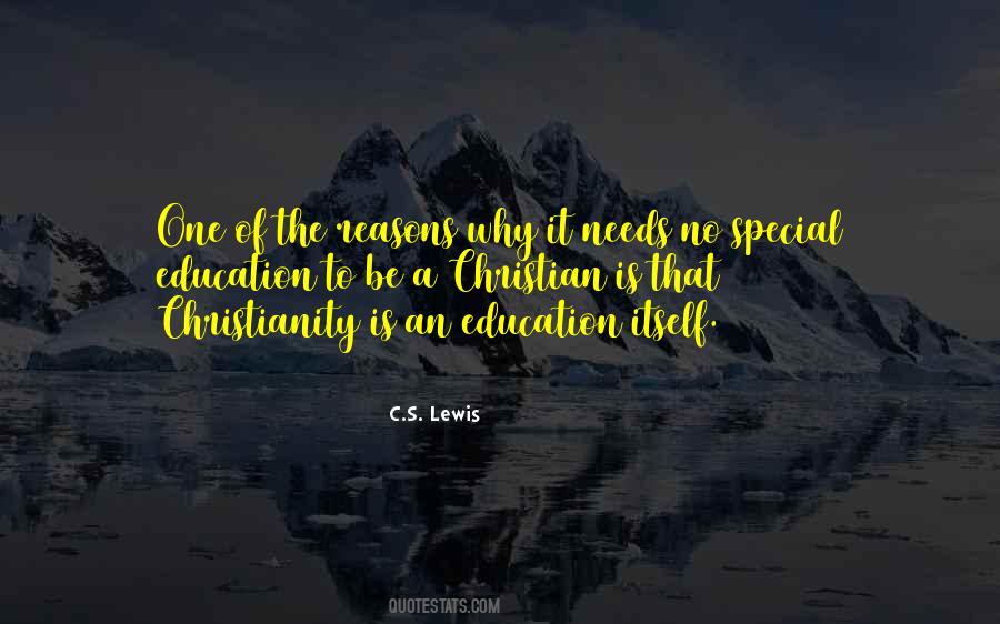 Christianity Education Quotes #356454