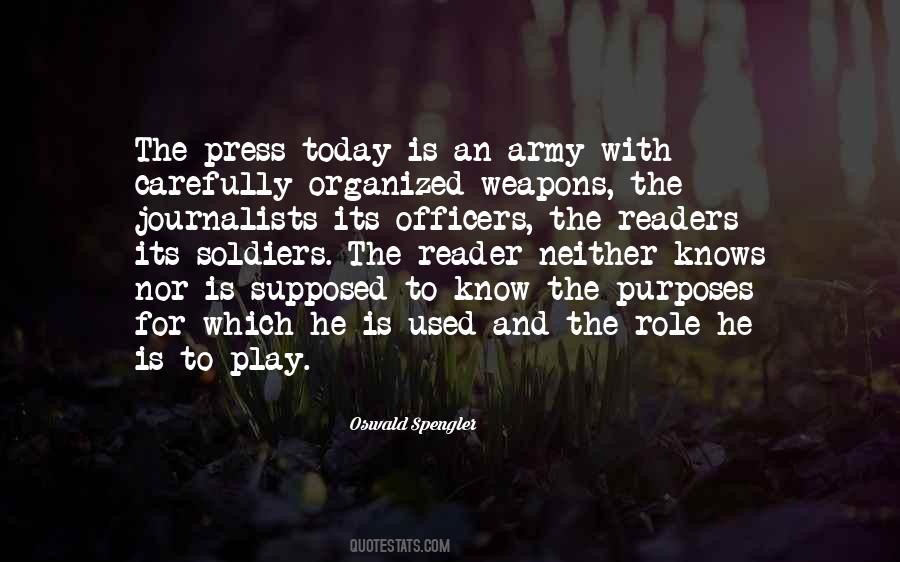 Press Soldiers Quotes #196137