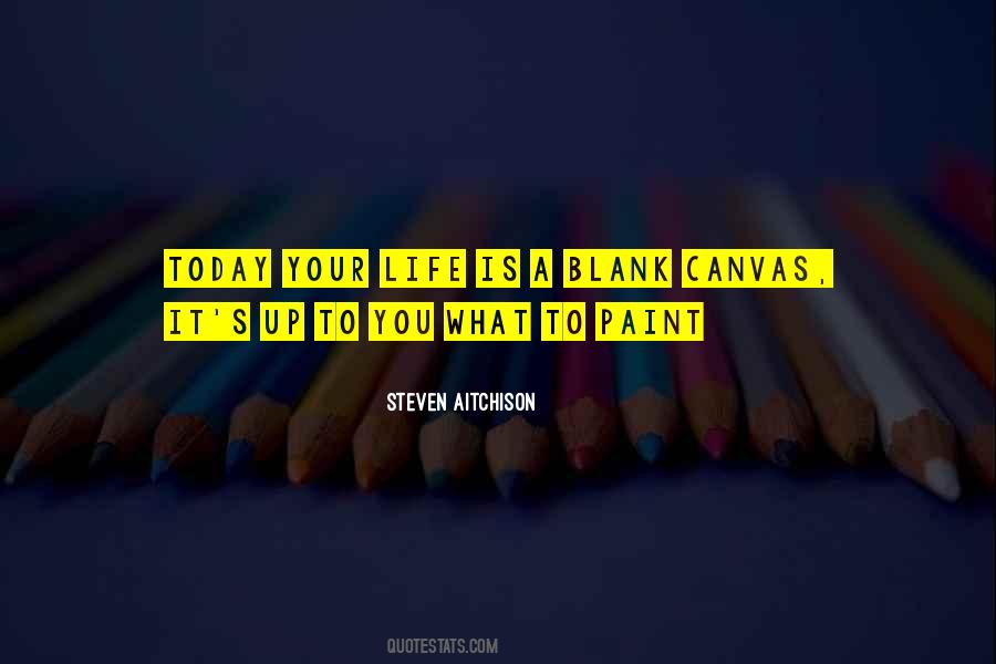 A Blank Canvas Quotes #1350000