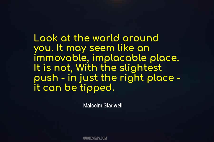Tipping Point Malcolm Gladwell Quotes #771980