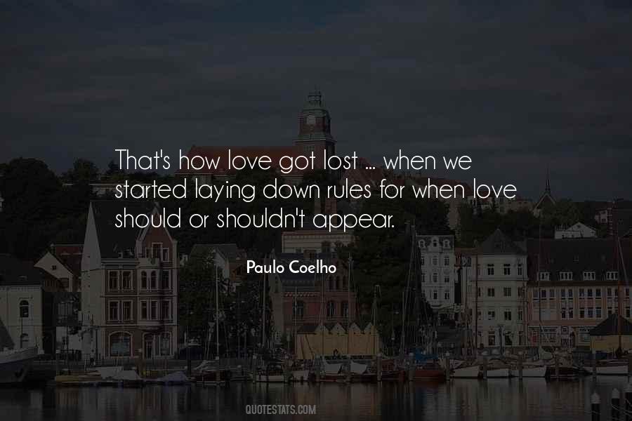 Coelho Love Quotes #125746
