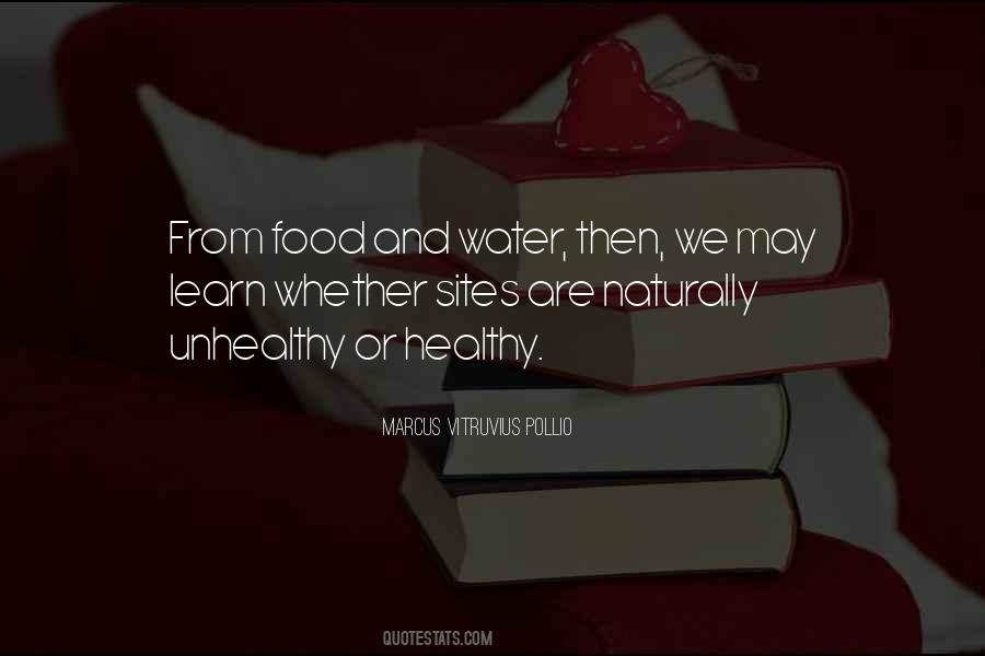 Food And Water Quotes #1577440