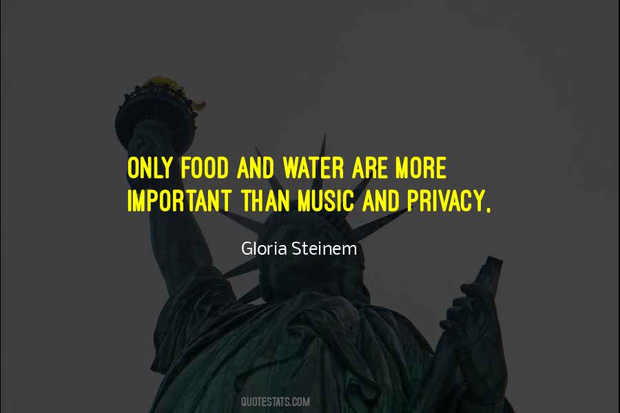 Food And Water Quotes #1777715