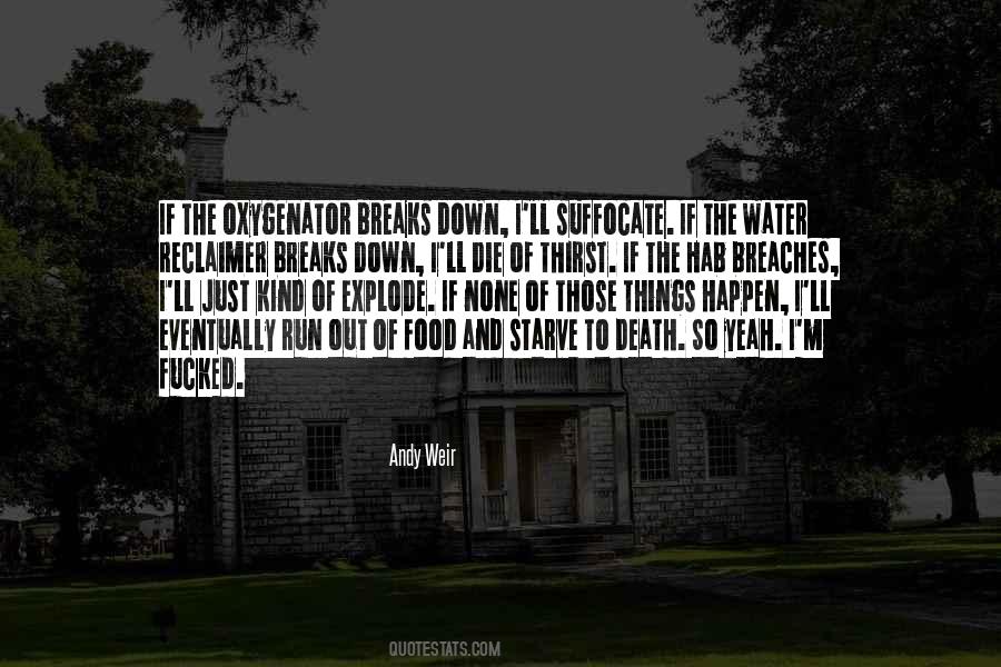 Food And Water Quotes #484510