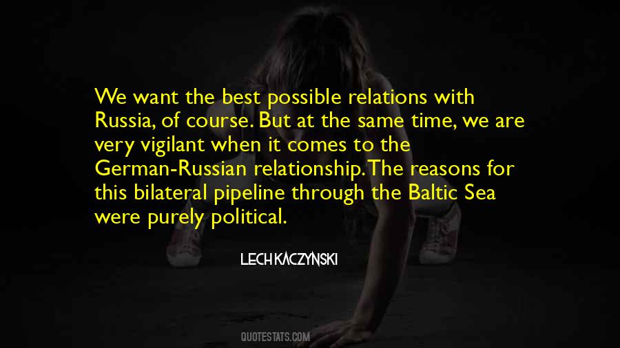 Us Russia Relations Quotes #1357953