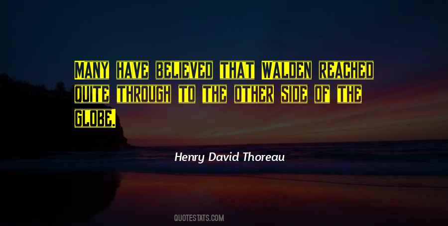 Henry Thoreau Walden Quotes #449656