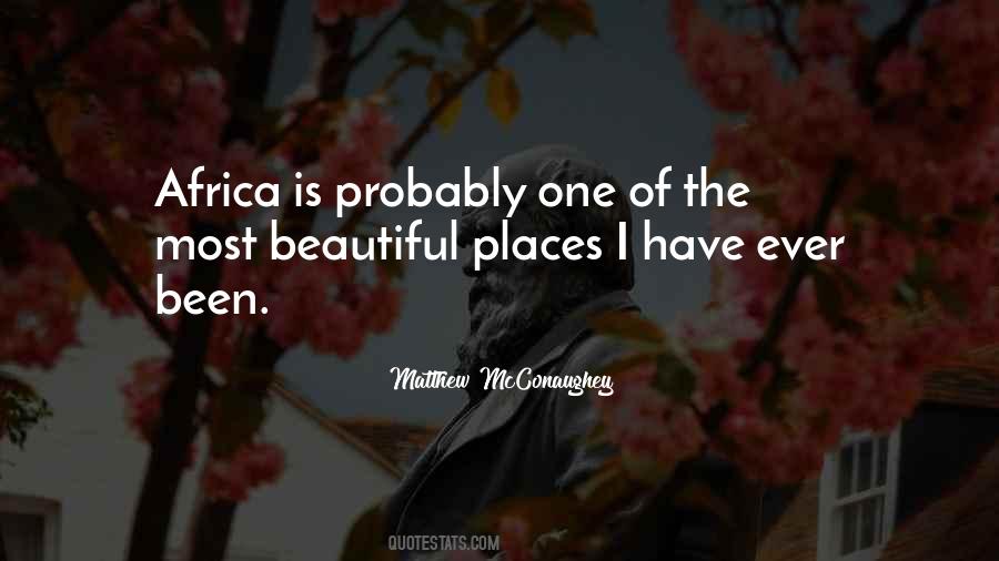 Beautiful Africa Quotes #1755599