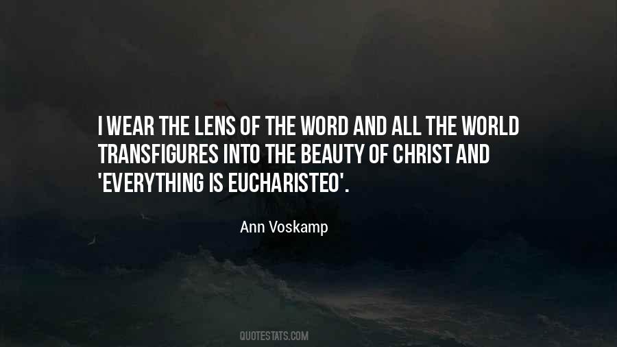 Ann Voskamp Eucharisteo Quotes #1825495