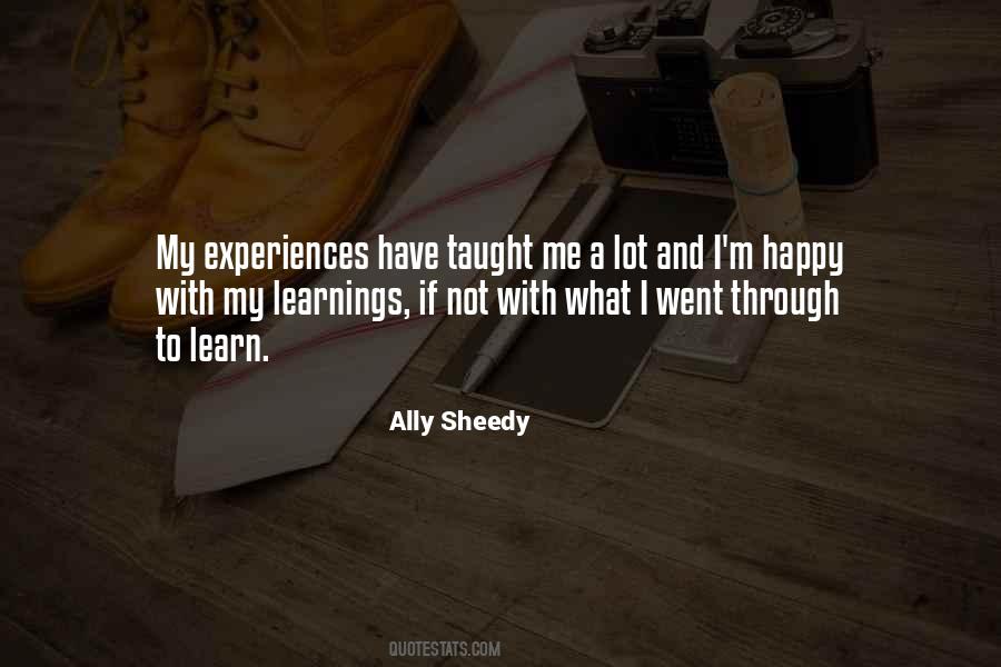 Happy Experience Quotes #390474