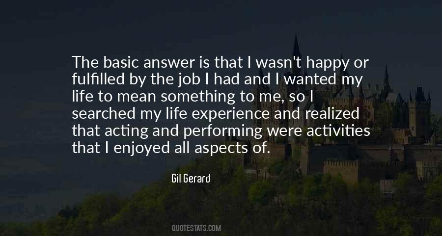 Happy Experience Quotes #447298