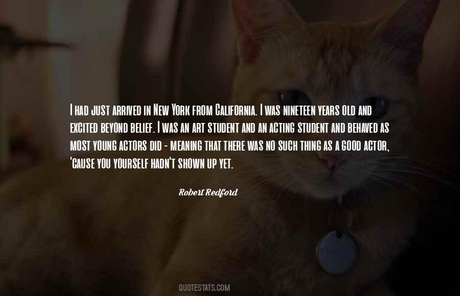 Young Years Quotes #234901