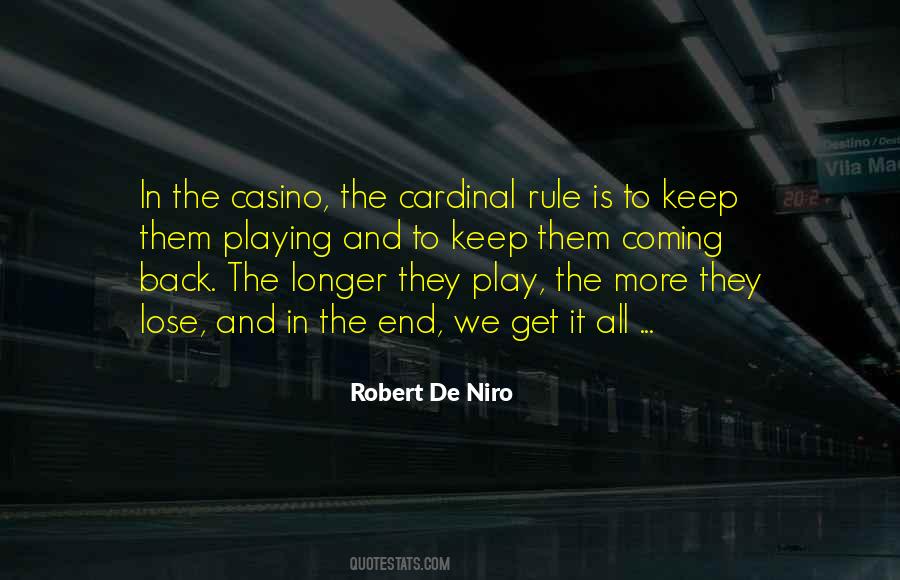 Robert De Niro Casino Quotes #75906