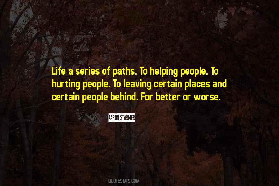 Quotes About Leaving People Behind #1198857