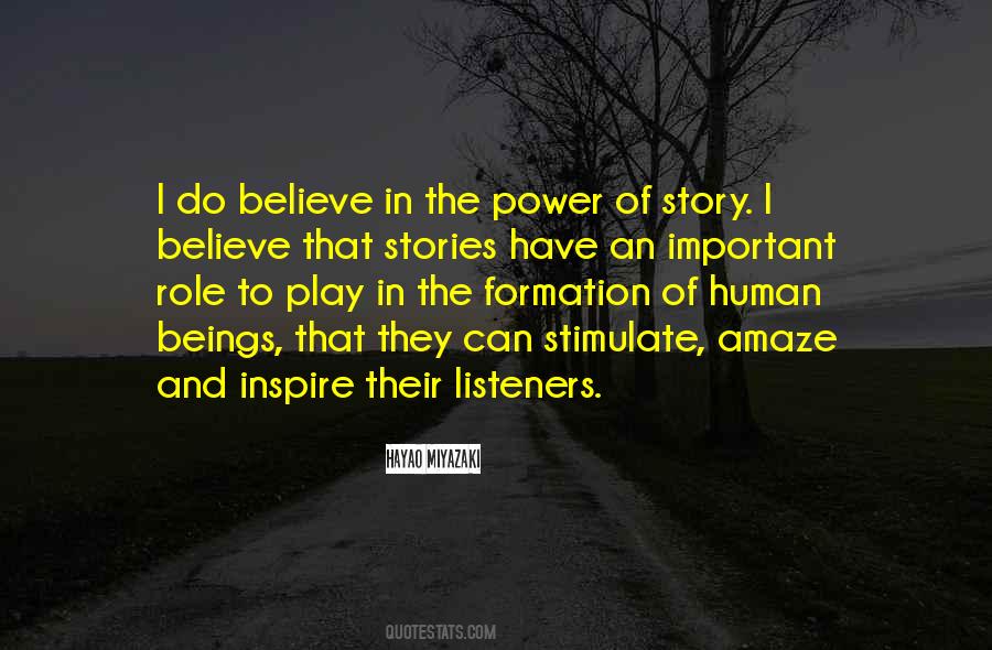 Quotes About The Power Of Story #266428