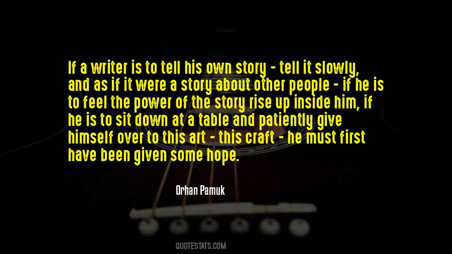 Quotes About The Power Of Story #956936