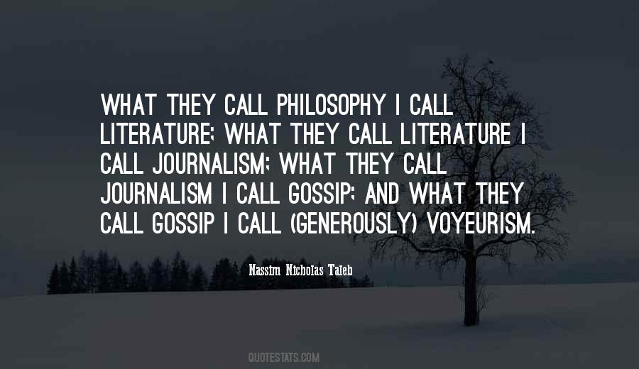 Philosophy Literature Quotes #550561