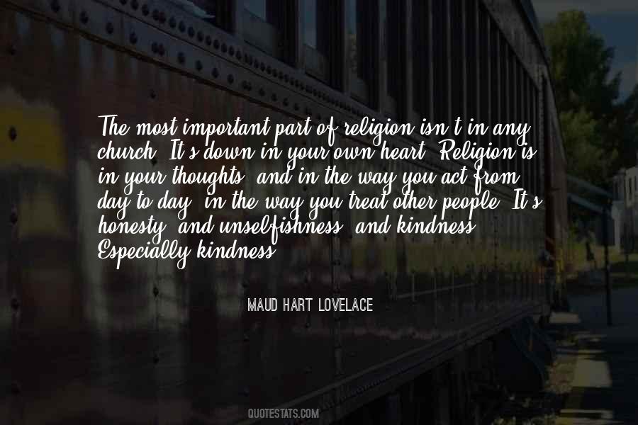 Religion Is Kindness Quotes #1034791