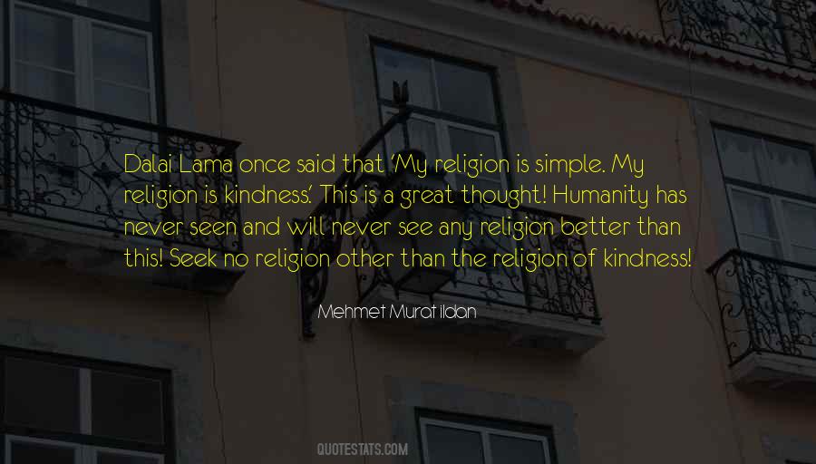 Religion Is Kindness Quotes #80664