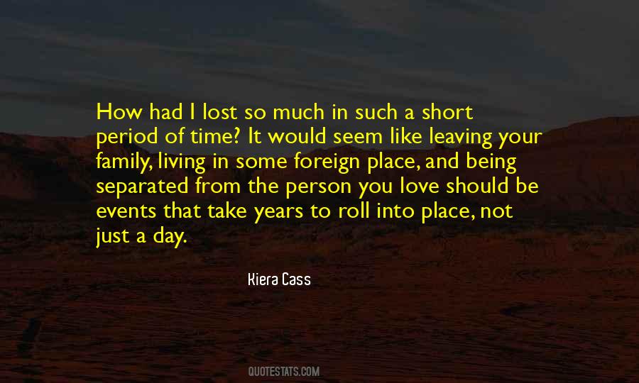 Quotes About Leaving My Family #25359