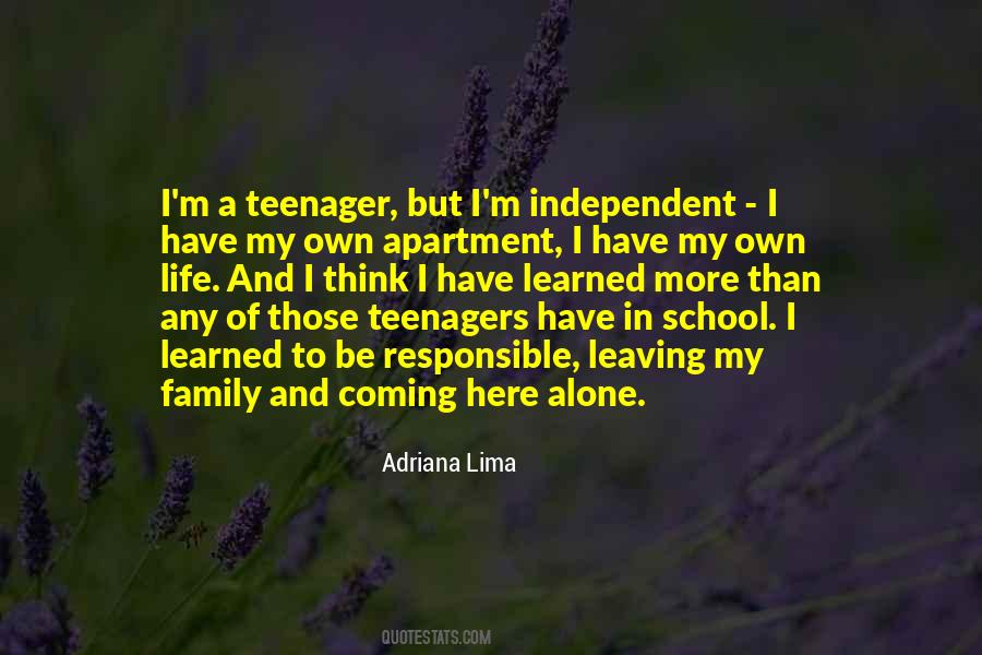 Quotes About Leaving My Family #420417