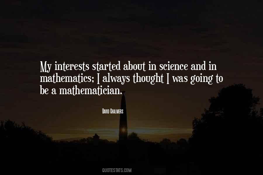 Science And Mathematics Quotes #1056345