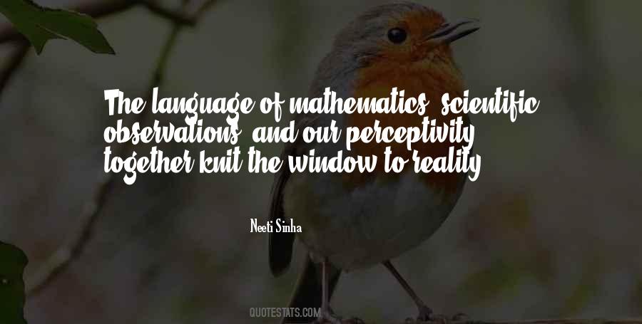 Science And Mathematics Quotes #90387