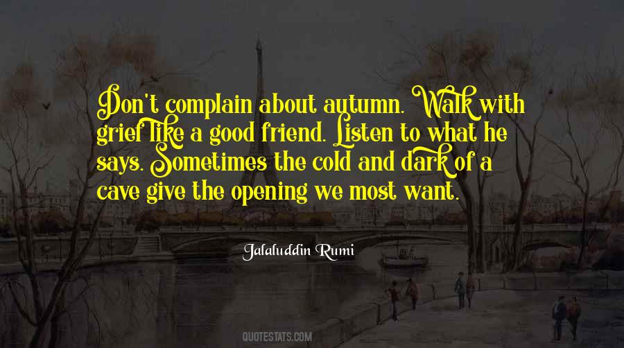 Cold And Dark Quotes #1194699