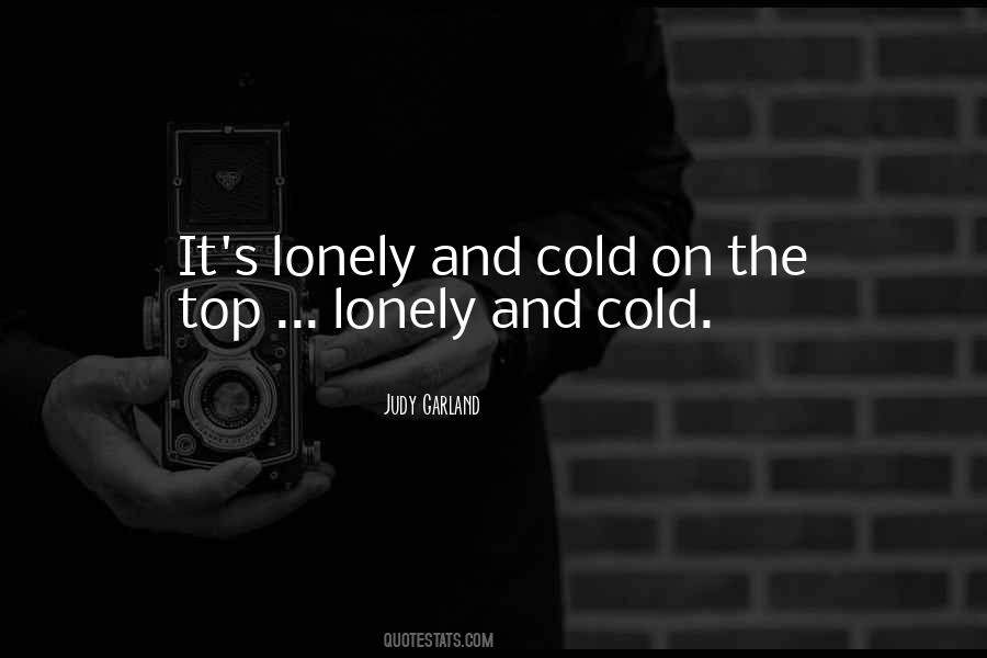 Cold And Lonely Quotes #829353