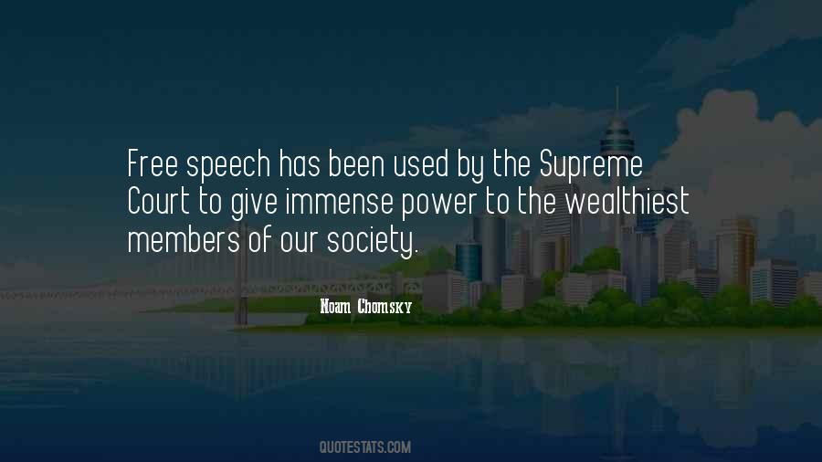 Quotes About The Power Of Speech #277506
