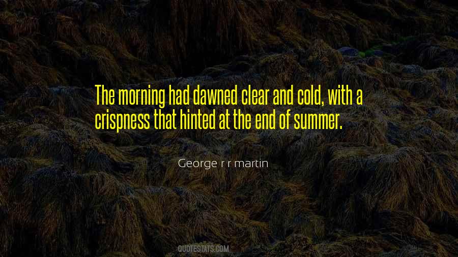 Cold Morning Quotes #538814