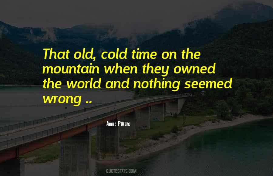 Cold Mountain Quotes #1119611