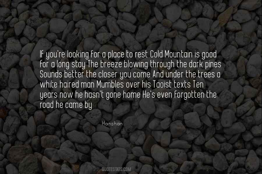 Cold Mountain Quotes #26754