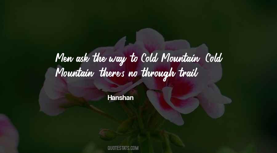 Cold Mountain Quotes #459090