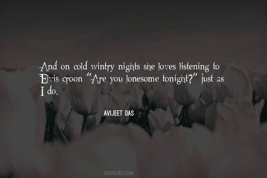Cold Nights Quotes #1035122