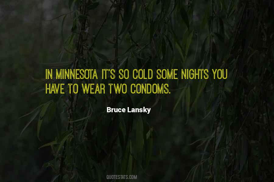 Cold Nights Quotes #1217533
