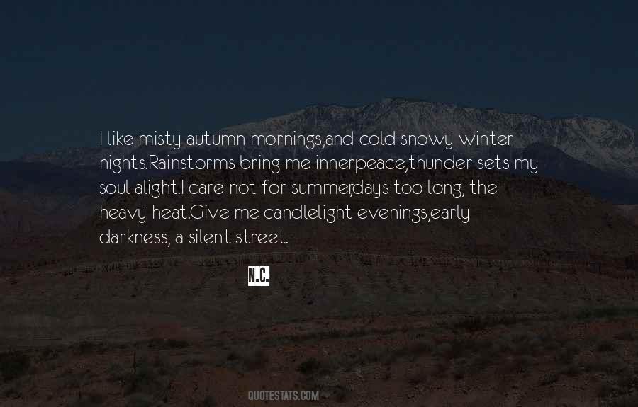 Cold Nights Quotes #1293262