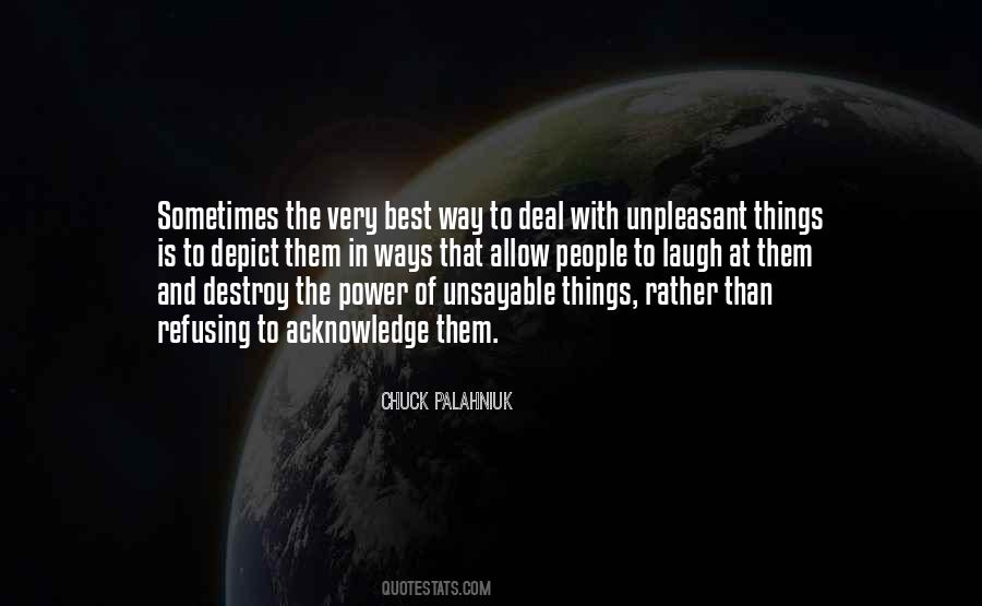 Unpleasant People Quotes #973405