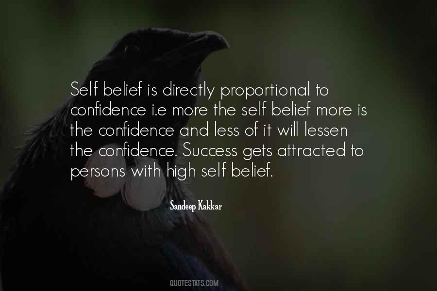 Belief Confidence Quotes #940620