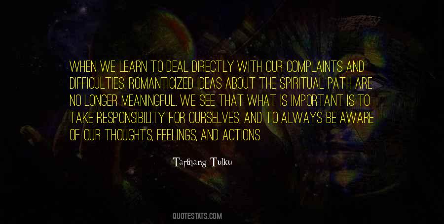 Take Responsibility For Your Actions Quotes #1708788