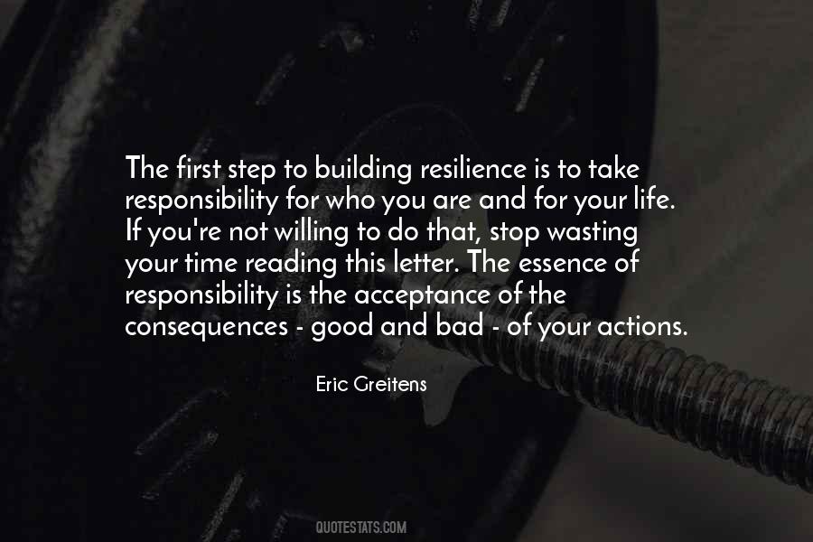 Take Responsibility For Your Actions Quotes #1743029