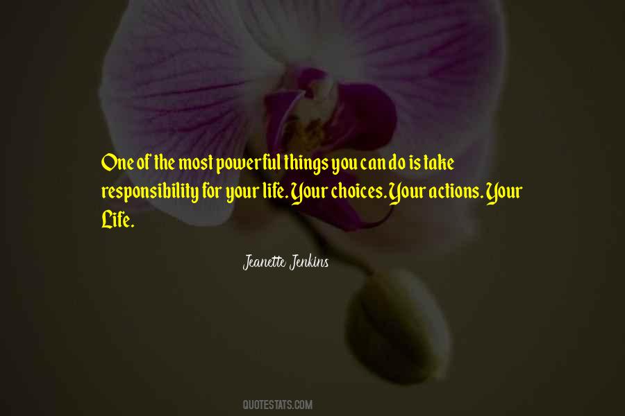 Take Responsibility For Your Actions Quotes #213412